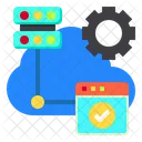 Cloud Server Management  Icon