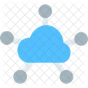 M Cloud Server Cloud Server Network Cloud Database Network Icon