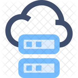 Cloud Server Network  Icon