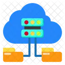 Cloud Server Network  Icon