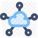 Cloud-Server-Netzwerk  Symbol