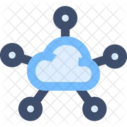 Cloud-Server-Netzwerk  Symbol