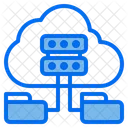 Cloud-Server-Netzwerk  Symbol