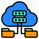 Cloud-Server-Netzwerk  Symbol