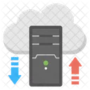 Cloud Server Processing  Icon