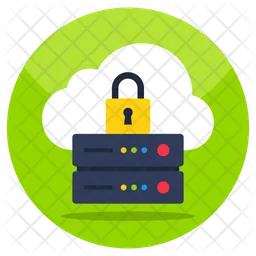 Cloud Server Security  Icon