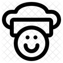 Cloud Server Smile  Icon