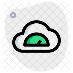 Cloud Server Speed  Icon