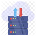 Cloud Server Transfer Server Transmission Server Sync Icon