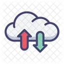 Cloud Server Upload Download  Icon