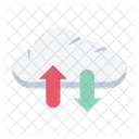 Cloud Server Upload Download  Icon
