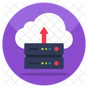 Cloud Server Uploading  Symbol