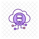 Cloud-Server-Verbindung  Symbol