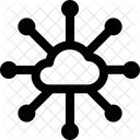 Cloud-Server-Verbindung  Symbol