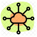 Cloud-Server-Verbindung  Symbol