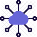 Cloud-Server-Verbindung  Symbol