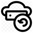 Cloud-Server-Wartung Wiederherstellen von Daten  Symbol