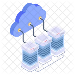 Cloud Servers  Icon