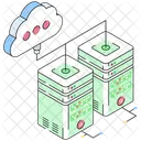 Cloud Servers Hosting Cloud Service Icon