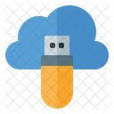 Cloud Service Cloud Storage Online Data Storage Icon