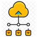 Cloud Service Database Icon