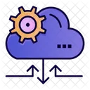 Cloud Service Cloud Maintenance Cloud Configuration Icon