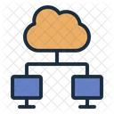 Cloud Service Cloud Shared Server Icon