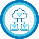 Cloud Service Remote Working Cloud Computing Online Service Software As A Service Saas Cloud Based Icon