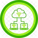 Cloud Service Remote Working Cloud Computing Online Service Software As A Service Saas Cloud Based Icon