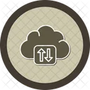 Cloud Service Remote Working Cloud Computing Icon