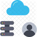 Cloud Service Cloud Storage Web Hosting Icon
