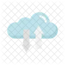 Cloud Service Cloud Traffic Digital File Icon