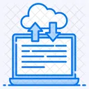 Cloud Services Data Transfer Cloud Downloading Icon