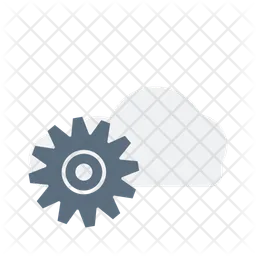 Cloud setting  Icon