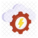 Cloud Setting Cloud Configuration Cloud Development Icon