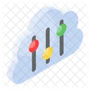 Cloud Setting Adjustment Icon