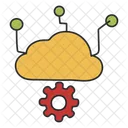 Cloud Setting Cloud Management Cloud Service Icon