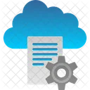 Cloud Setting Cloud Management Cloud Database Icon