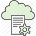 Cloud Setting Cloud Management Cloud Database Icon