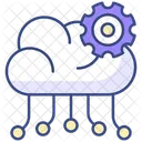 Cloud setting  Icon