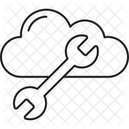 Cloud setting  Icon