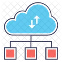 Data Structure Shared Network Cloud Share Icon