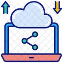Cloud Share Cloud Computing Icon