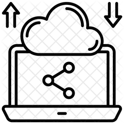 클라우드 공유  아이콘
