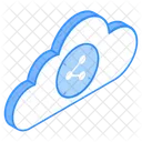 Share Storage Cloud Share Share Data Icon