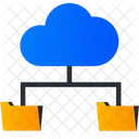 Cloud Share Folder Cloud Folder Cloud Storage Icon