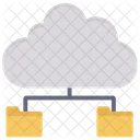 Cloud Share Folder File Sharing Cloud Sharing Icon