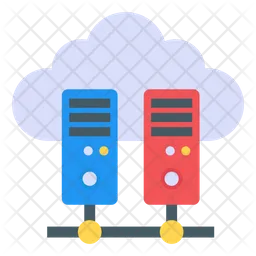 Cloud Shared Server  Icon