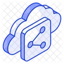Cloud Sharing Share Icon