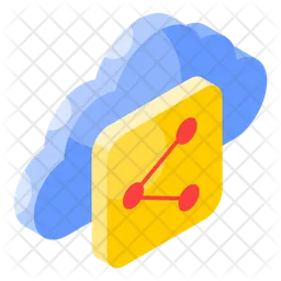 Cloud Sharing  Icon